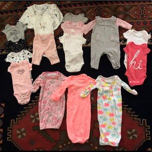 Preemie Baby Girl Clothes
